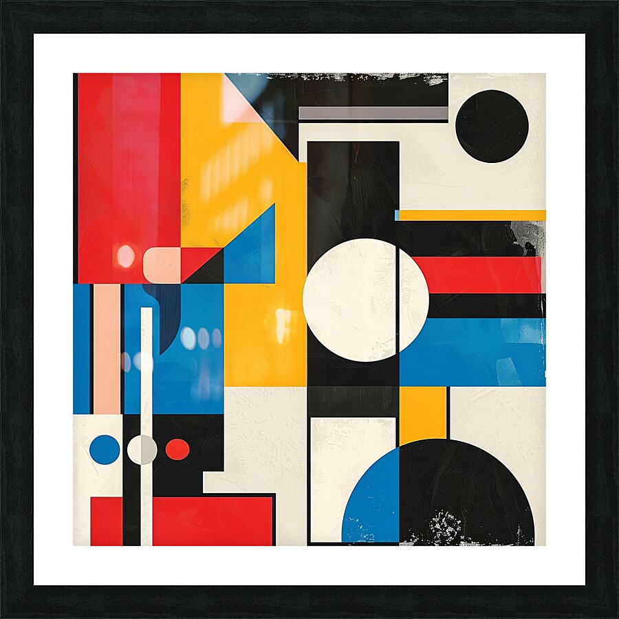 Geometric Harmony Picture Frame print