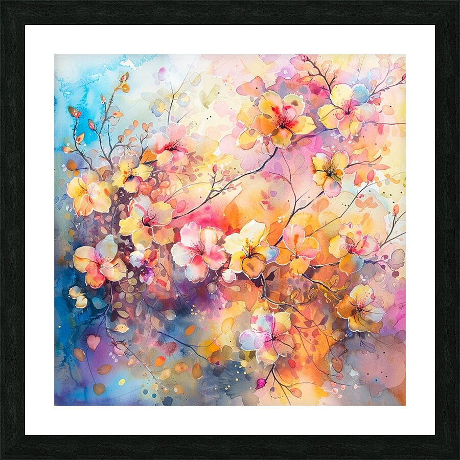 Blooming Harmony Picture Frame print