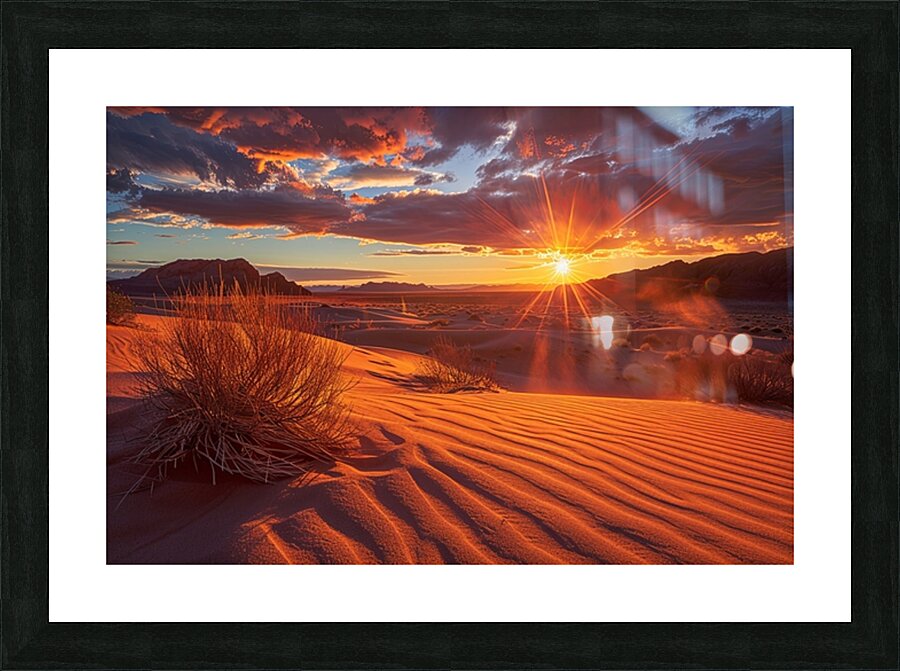 Desert Glow Picture Frame print