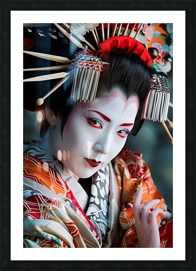 Grace of the Geisha Picture Frame print