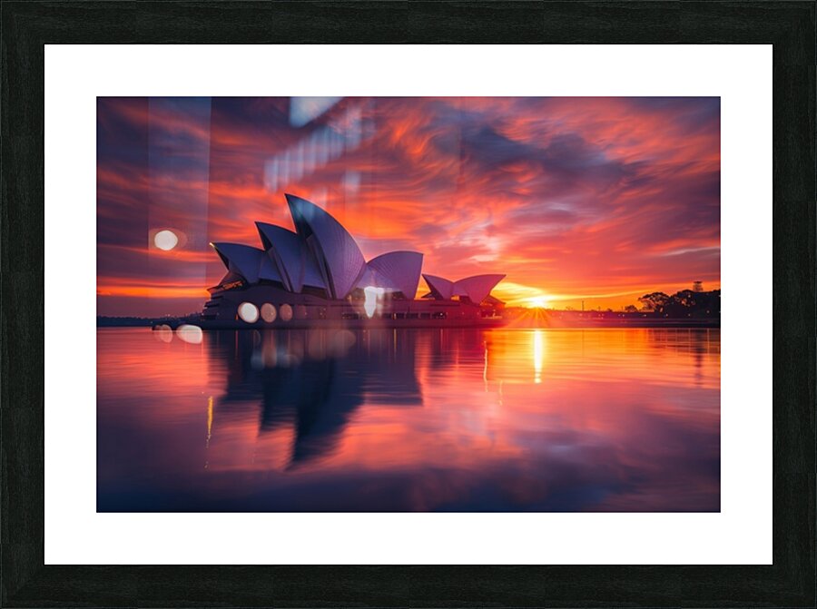 Sydney Sunrise Symphony Picture Frame print