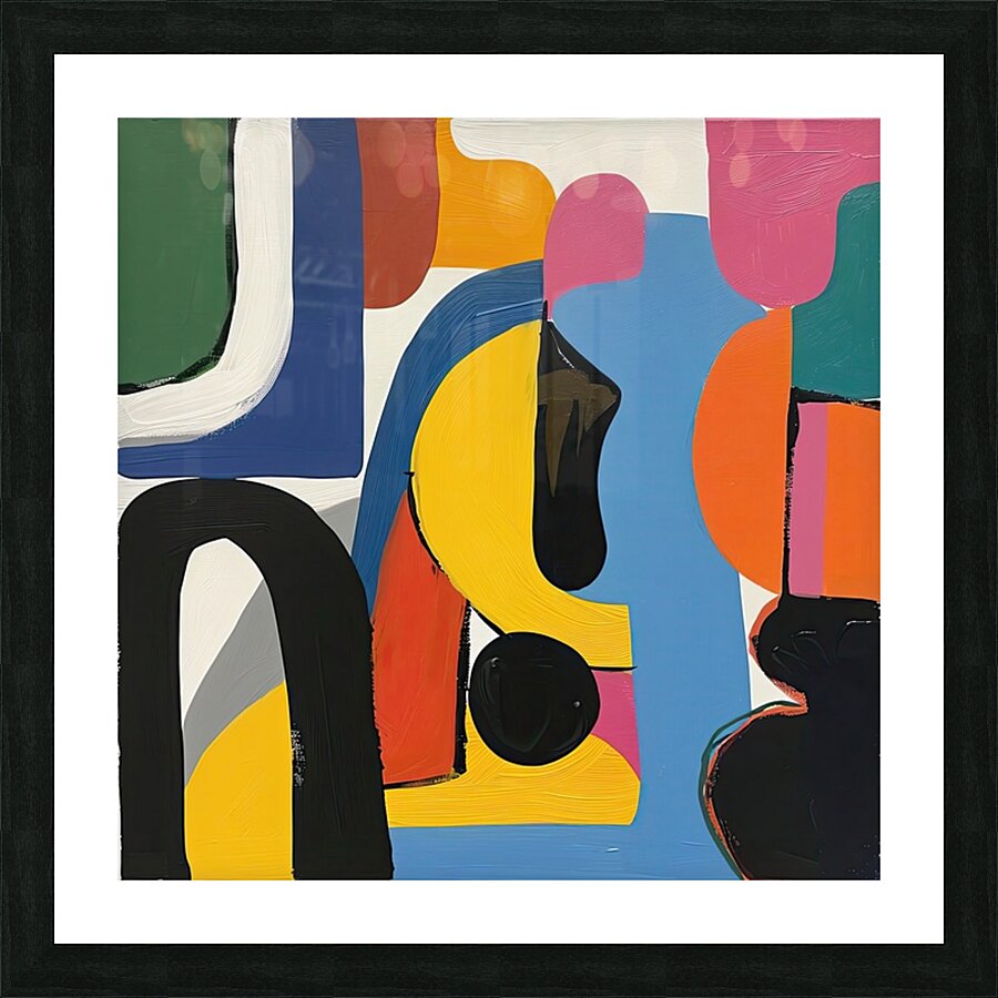 Abstract Composition 7H29P4 45 Picture Frame print