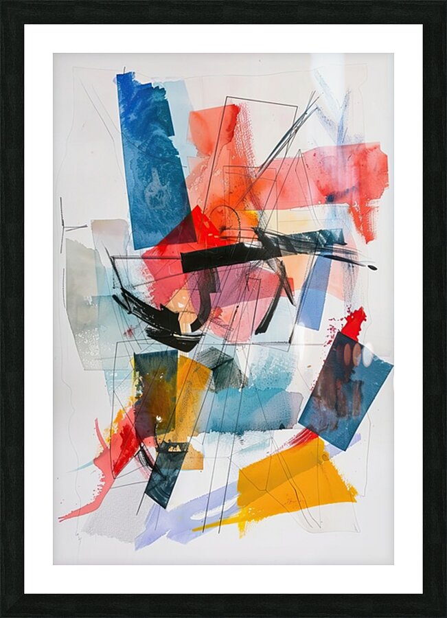 Abstract Composition 7H29PB 45 Picture Frame print