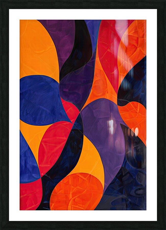 Abstract Dance 7892B4 45 Picture Frame print