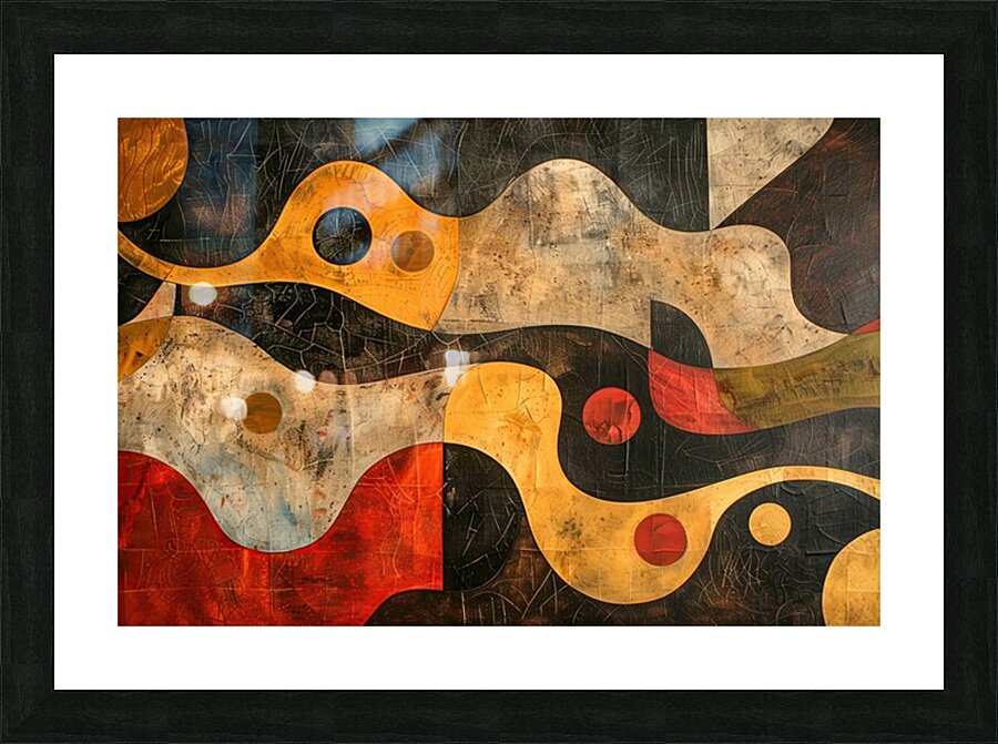 Abstract Flow 7H29NP 47 Picture Frame print