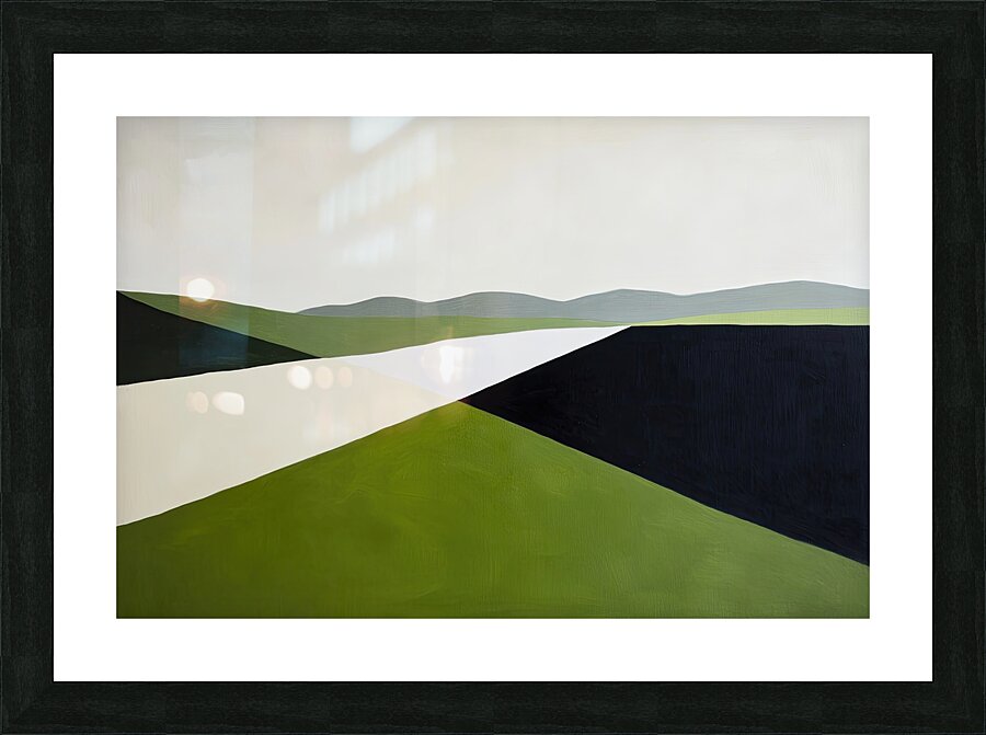 Abstract Fields 48H9N2 58 Picture Frame print