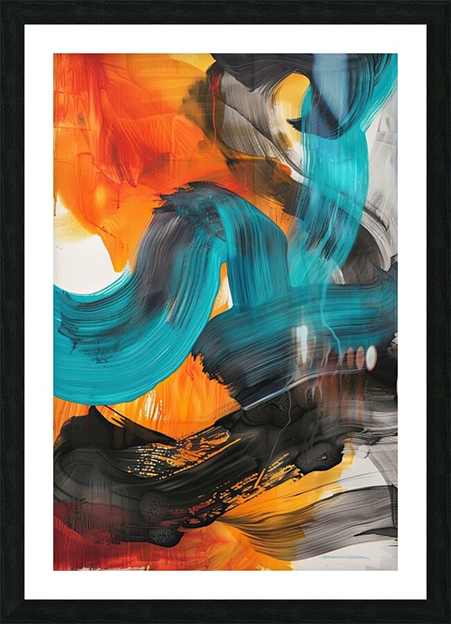 Abstract Expression 89234B 45 Picture Frame print