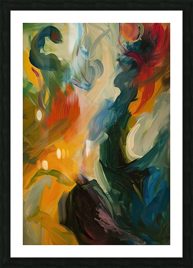 Abstract Expression 7H29P4 45 Picture Frame print