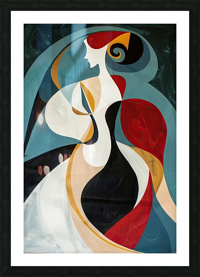 Abstract Dance 7924H 45 Picture Frame print