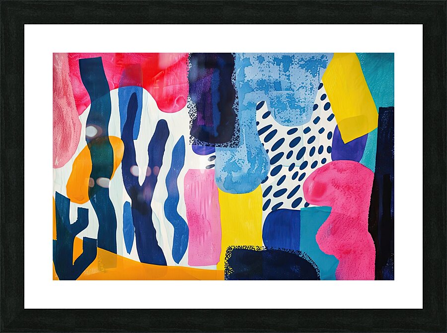 Abstract Expression Harmony 8294P 45 Picture Frame print