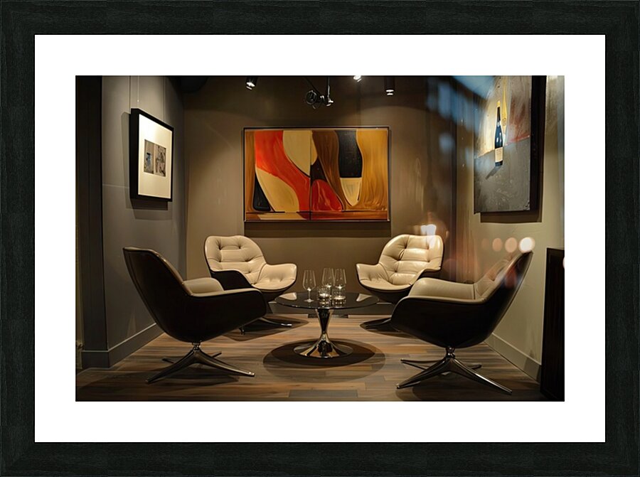 Abstract Forms Dance 7892B 45 Picture Frame print