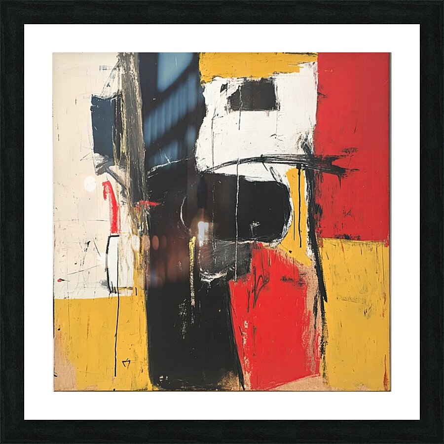 Abstract Forms Interplay H9P4N2 52 Picture Frame print