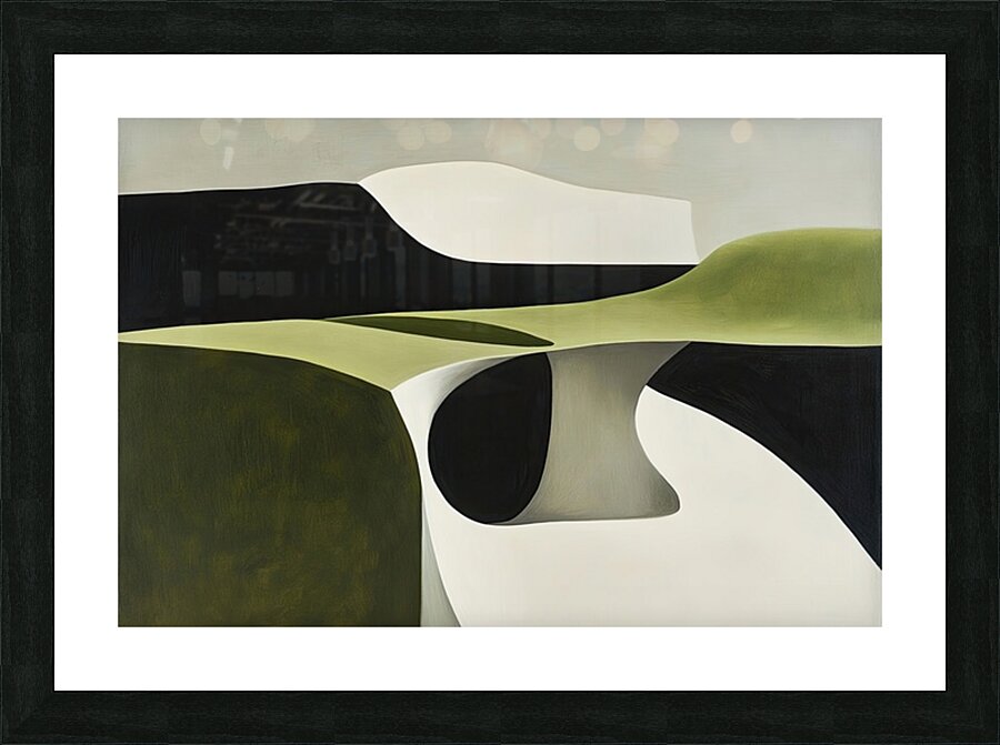 Abstract Forms Interplay 7P3H2N 58 Picture Frame print