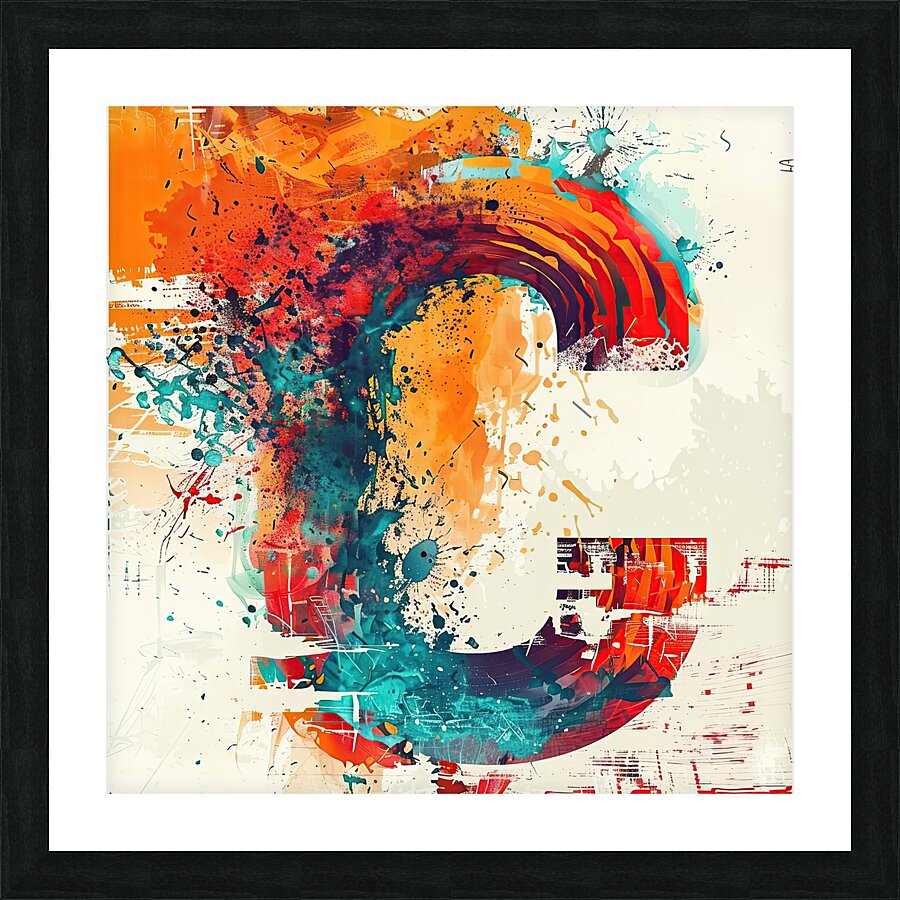Abstract Expression C 7894H 45 Picture Frame print