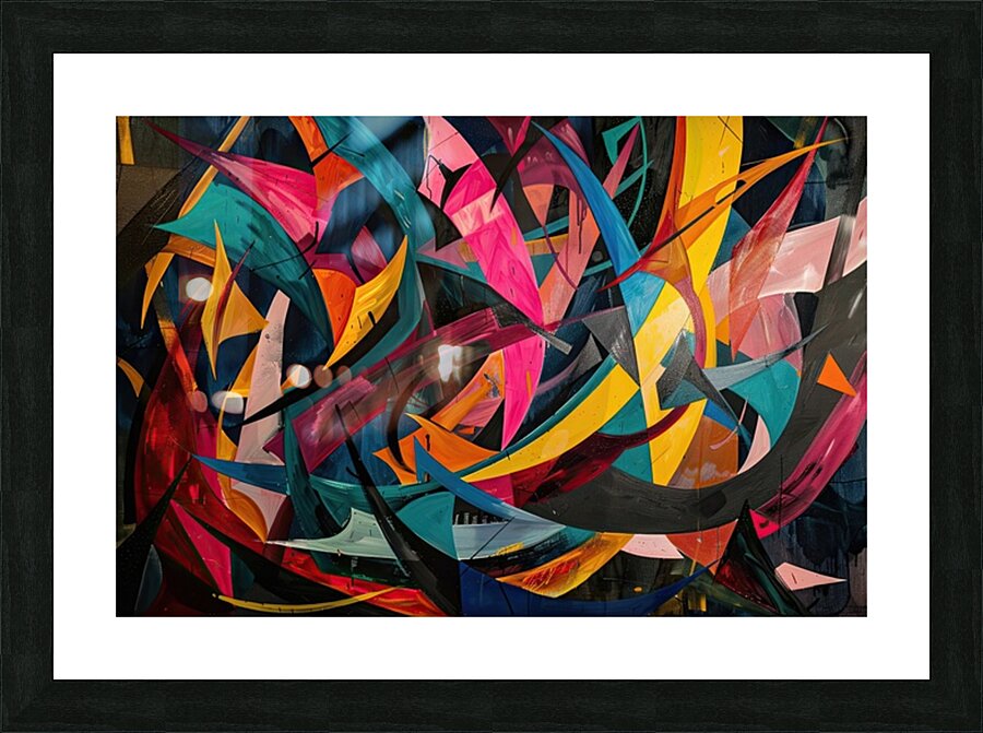 Abstract Expression 78H2P9 45 Picture Frame print