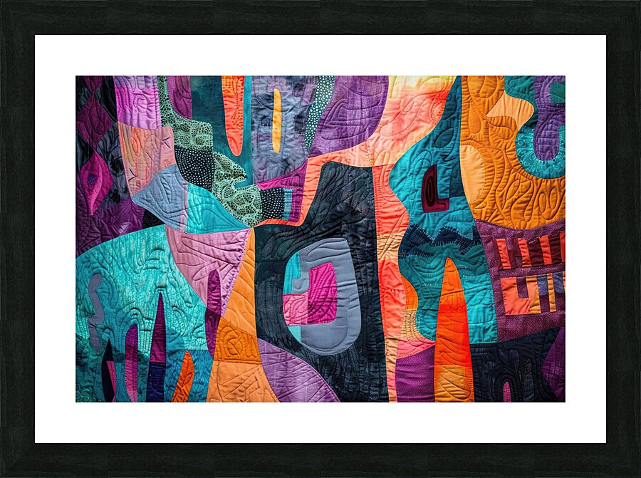 Abstract Harmony 7294B 45 Picture Frame print