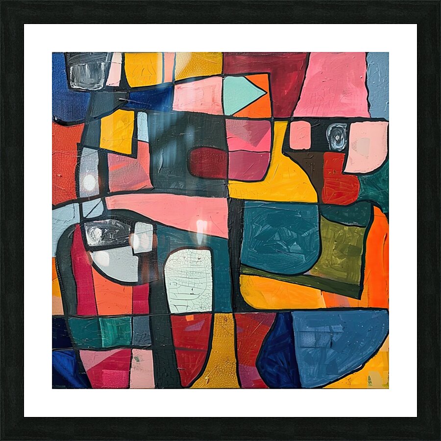 Abstract Harmony 7294HB 45 Picture Frame print