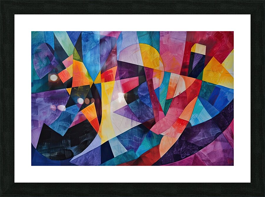 Abstract Interplay 7H29NP 48 Picture Frame print