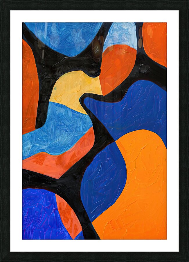 Abstract Interplay 7924H 45 Picture Frame print