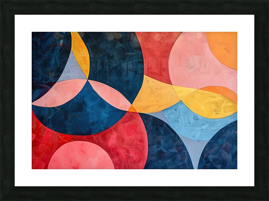 Abstract Interplay 7H29PZ 48 Picture Frame print