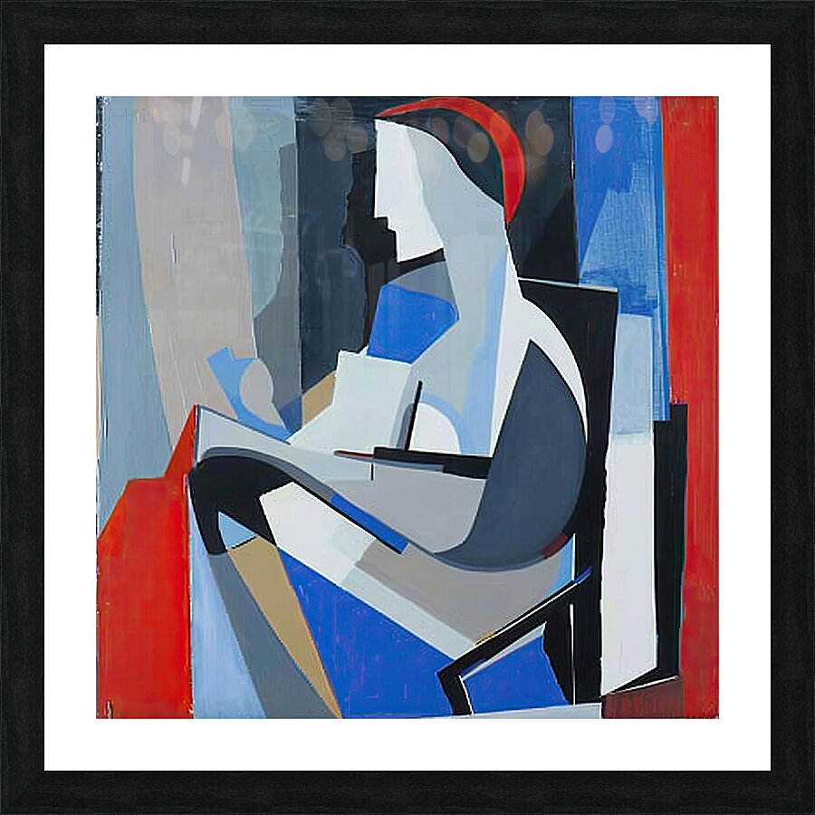 Abstract Figure 9H2N3Z 55 Picture Frame print
