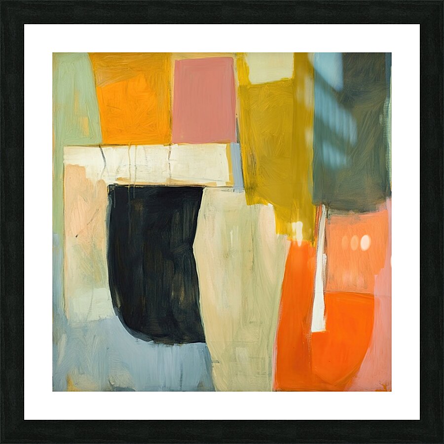 Abstract Forms Interplay 7H9N2P 50 Picture Frame print