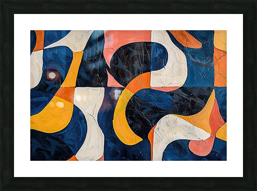 Abstract Interplay 7294B 48 Picture Frame print