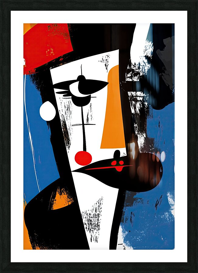 Abstract Visage 7H3N2P 55 Picture Frame print