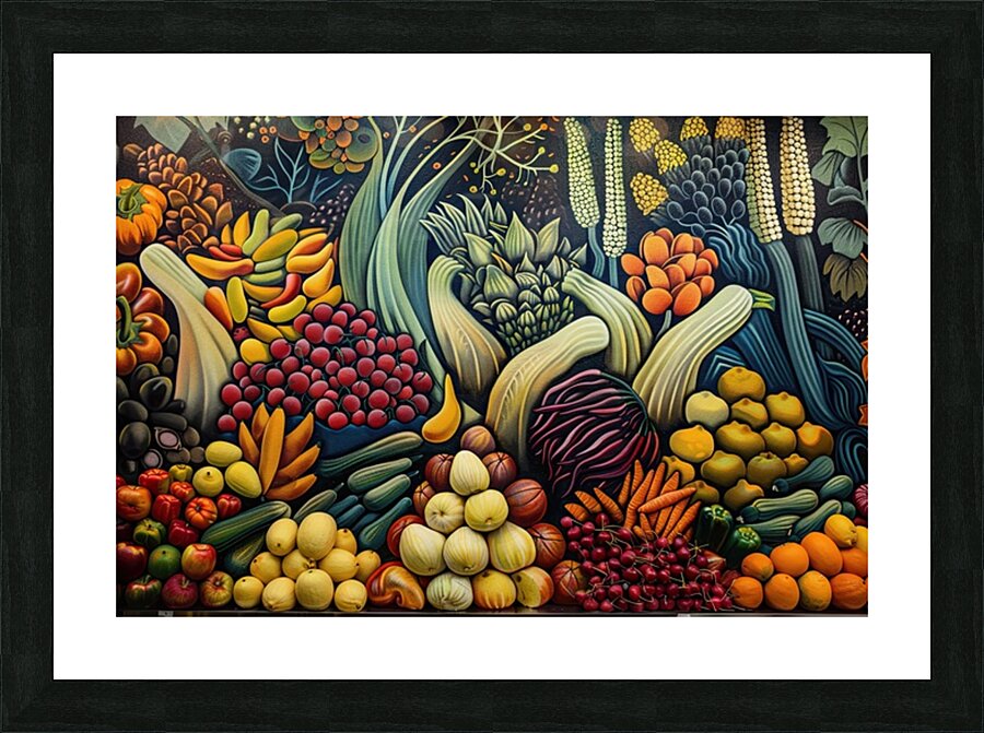 Abundant Harvest Bounty J9P2N8 50 Picture Frame print