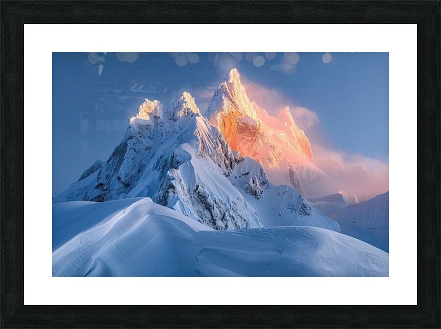 Alpine Glow Ascent Y29H7N 63 Picture Frame print