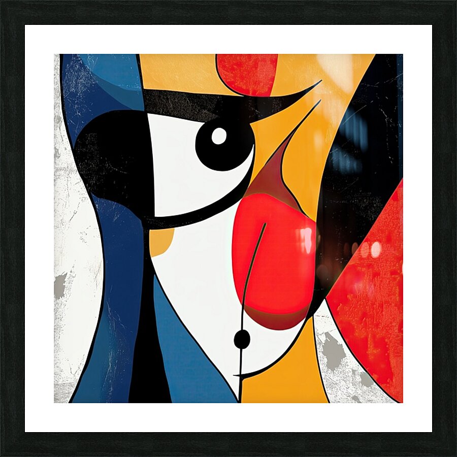 Abstract Visage K29H7N 47 Picture Frame print