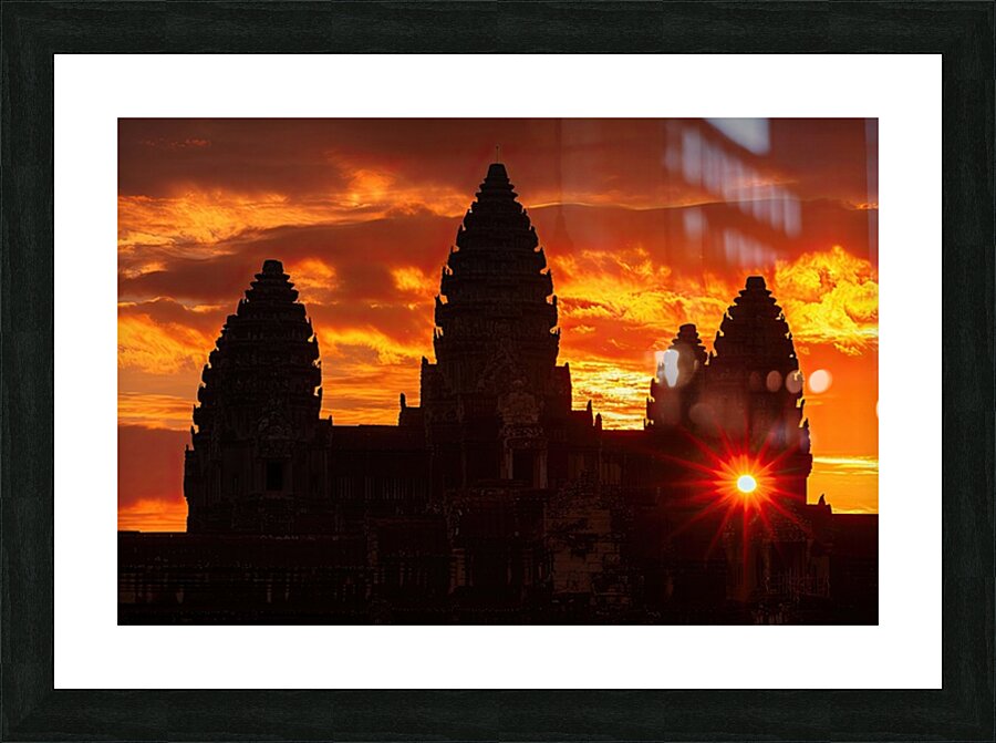 Angkor Wat Sunrise B2D98Z 45 Picture Frame print