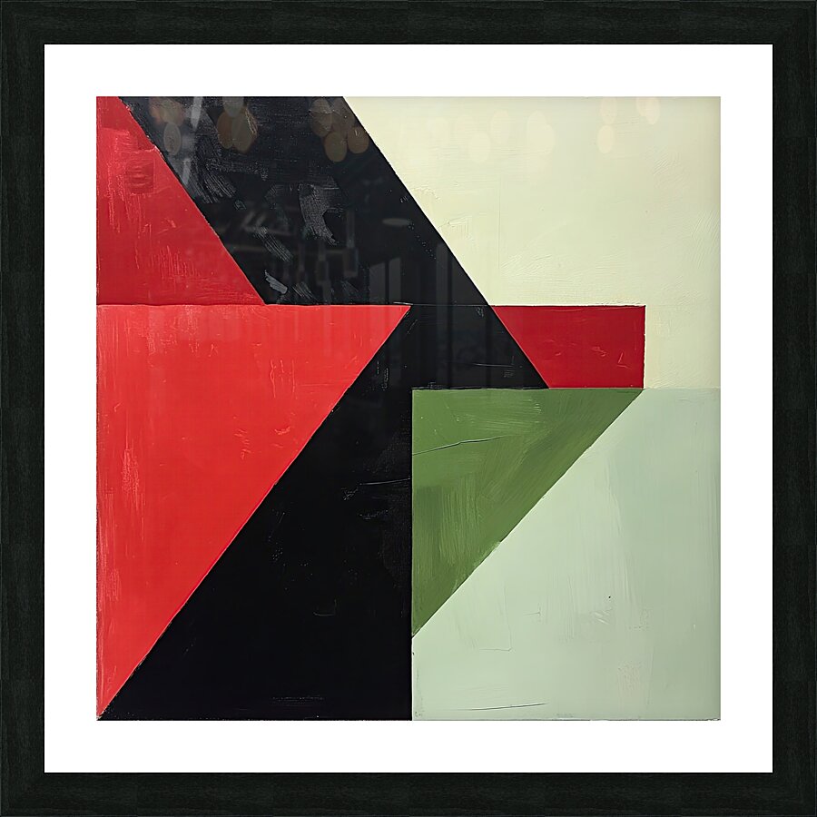 Angular Color Study 238HJZ 45 Picture Frame print
