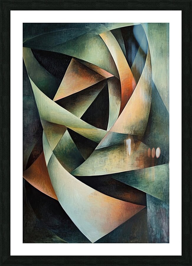 Angular Interplay NH7B29 52 Picture Frame print
