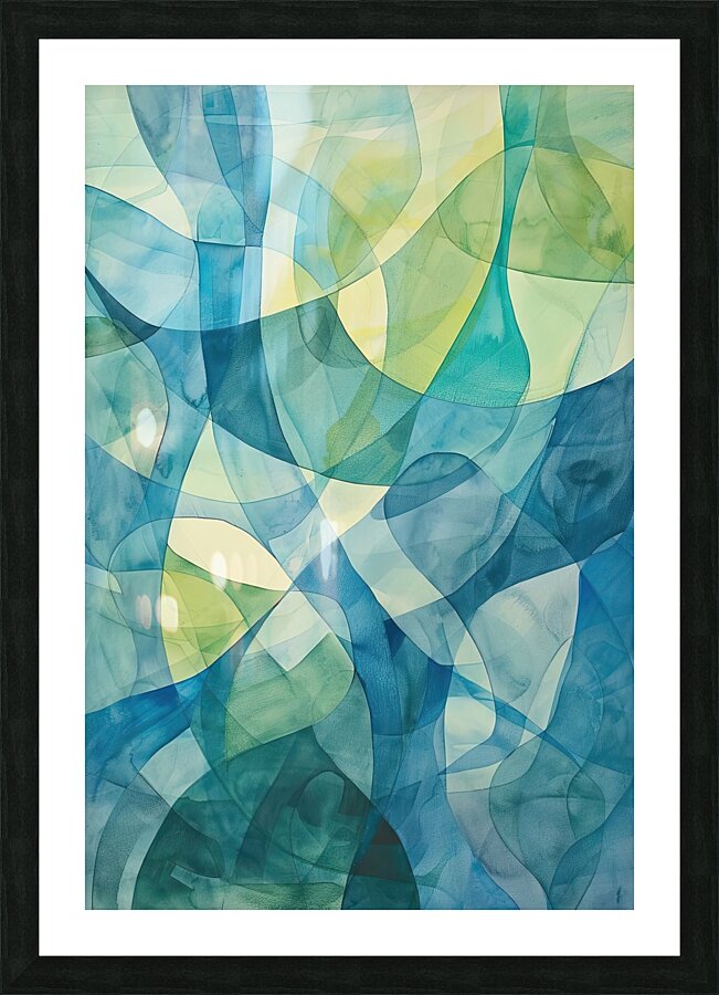 Aqua Reverie NZ92HJ 60 Picture Frame print