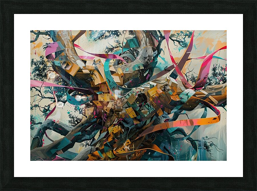 Arboreal Flux 239DJC 55 Picture Frame print