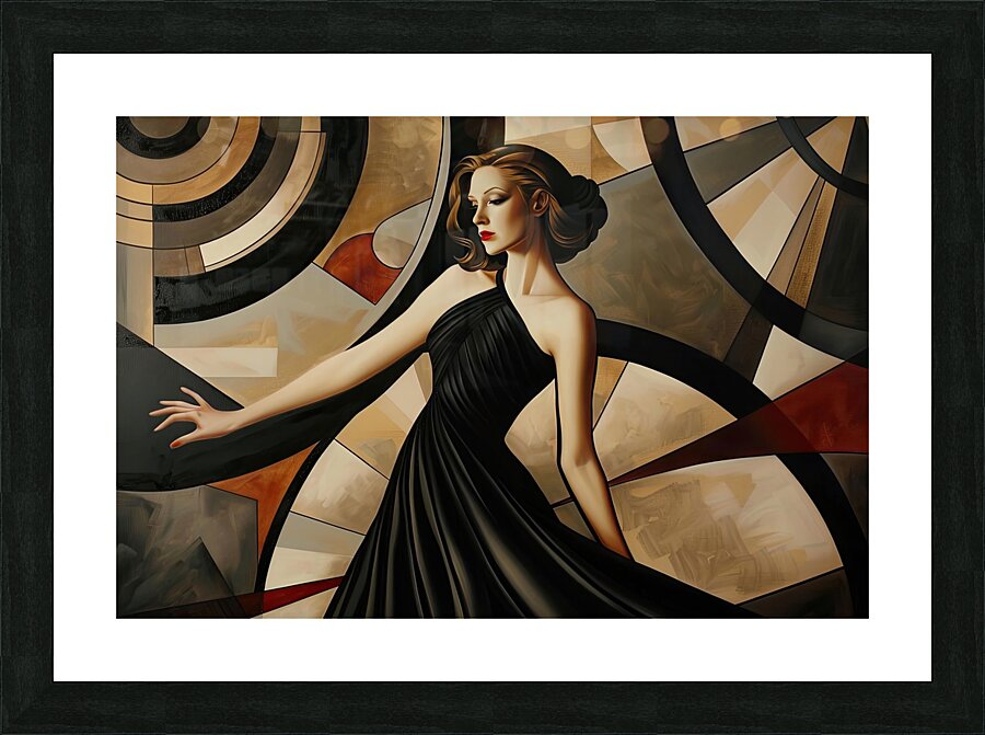 Art Deco Elegance 9P3NHJ 65 Picture Frame print