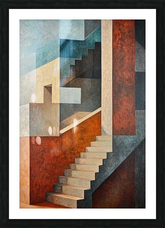 Ascent Descent Passage 7B9N2P 48 Picture Frame print