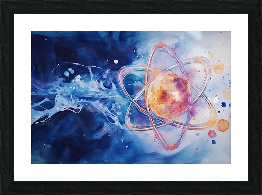 Atomic Dance Across Cosmos 7P9N8 58 Picture Frame print