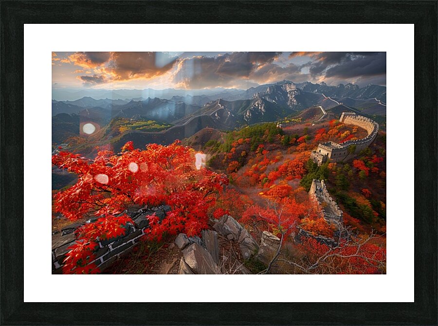 Autumn Great Wall ZX49CV 67 Picture Frame print