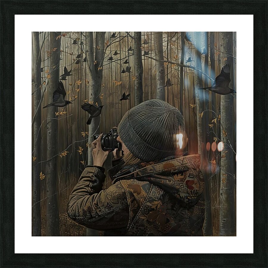 Autumn Murmuration 28H9N4 65 Picture Frame print