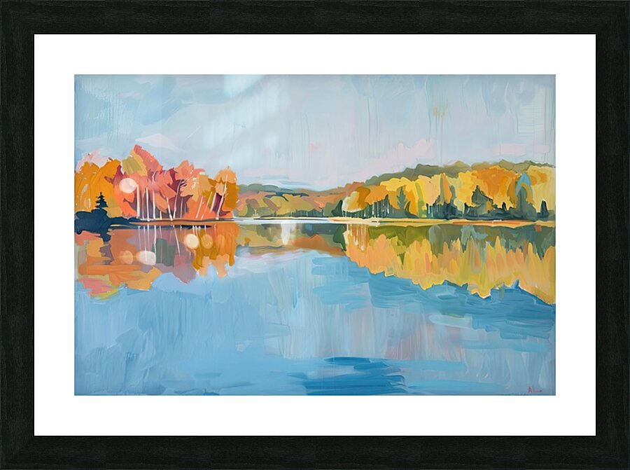 Autumn Reflections 92DH3B 51 Picture Frame print