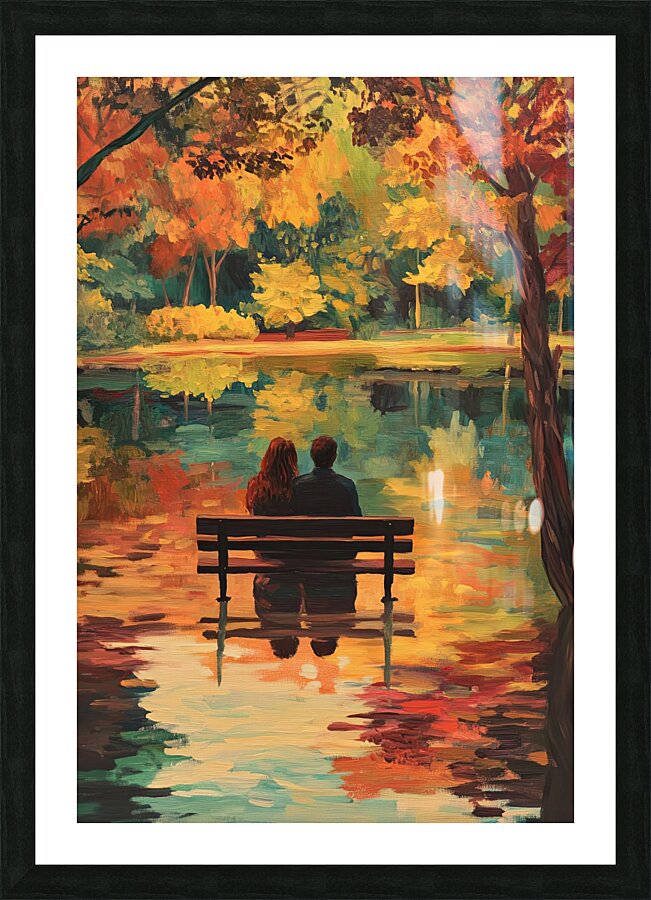 Autumn Reflections JH293N 47 Picture Frame print