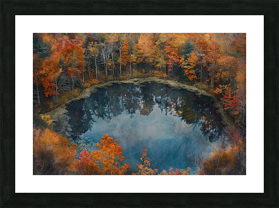 Autumn Reflections NZ8H29 45 Picture Frame print