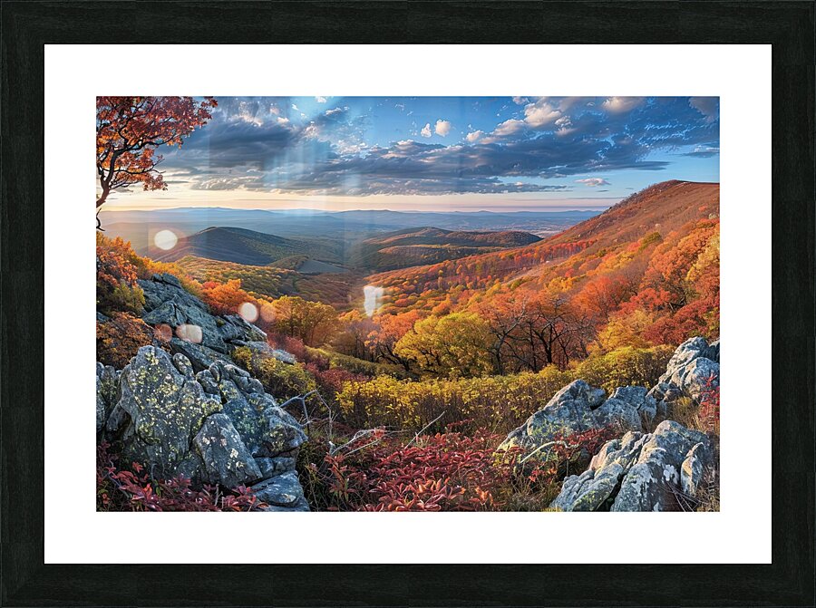 Autumn Vista Overlook H29N5Z 67 Picture Frame print