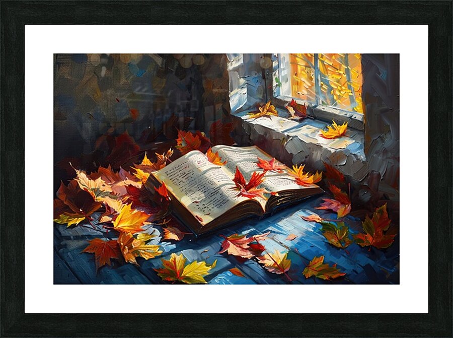 Autumn Whispers J9P4N2 45 Picture Frame print