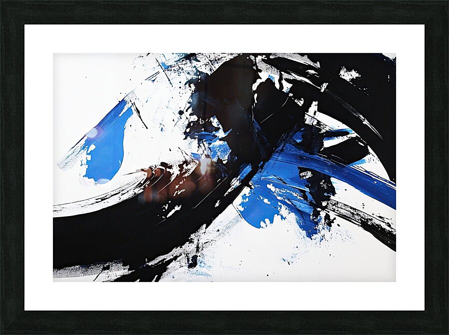 Azure Abyss Dance H3N2P9 58 Picture Frame print