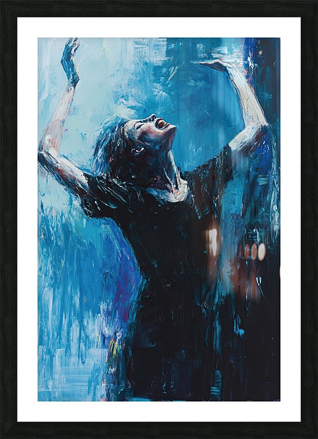 Azure Cry Into the Blue N392HJ 48 Picture Frame print