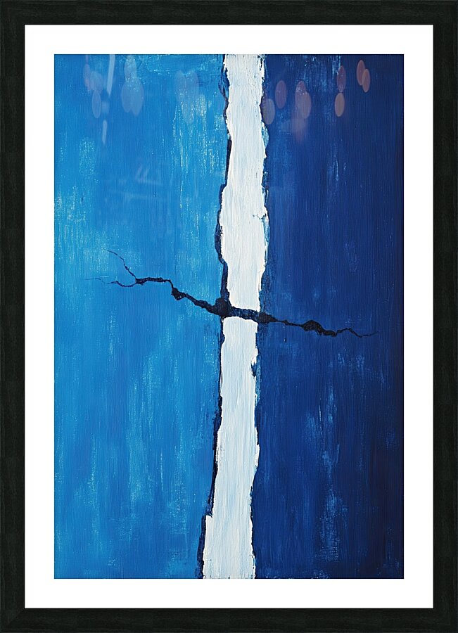 Azure Divide N92H7P 47 Picture Frame print