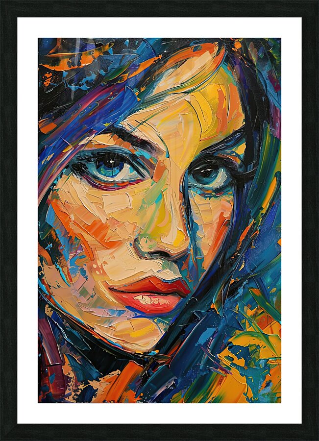 Azure Gaze 2P9H3N 65 Picture Frame print